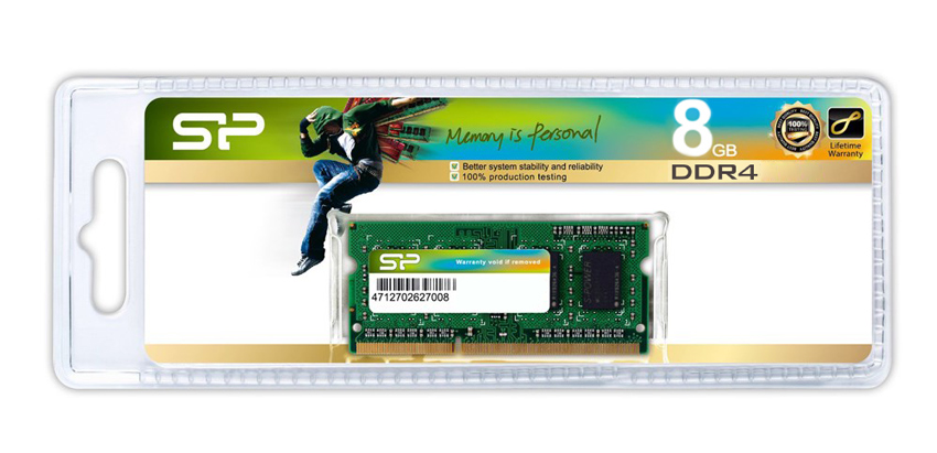 SILICON POWER μνήμη DDR4 SODimm SP008GBSFU320X02, 8GB, 3200MHz, CL22 4 SILICON POWER μνήμη DDR4 SODimm SP008GBSFU320X02, 8GB, 3200MHz, CL22 - Image 2