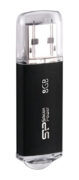 SILICON POWER USB Flash Drive Ultima II-I, 8GB, USB 2.0, μαύρο 2 SILICON POWER USB Flash Drive Ultima II-I, 8GB, USB 2.0, μαύρο 1