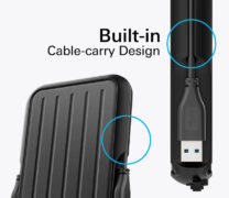 SILICON POWER εξωτερικός HDD Armor A66, 1TB, USB 3.2, μαύρος 8 SILICON POWER εξωτερικός HDD Armor A66, 1TB, USB 3.2, μαύρος 3