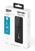 SILICON POWER εξωτερικός SSD PX10, 1TB, USB 3.2, 1050-1050MB/s, μαύρος 6