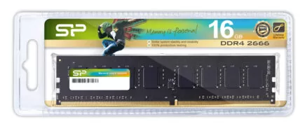 SILICON POWER μνήμη DDR4 UDIMM SP016GBLFU266X02, 16GB, 2666MHz, CL19 2