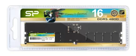 SILICON POWER μνήμη DDR5 UDIMM SP016GBLVU480F02, 16GB, 4800MHz, CL40 3