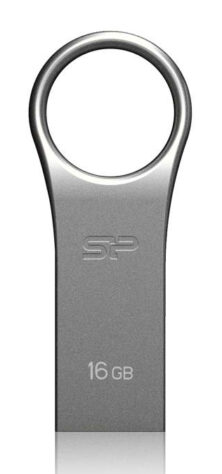 SILICON POWER USB Flash Drive Firma F80, 16GB, USB 2.0, ασημί
