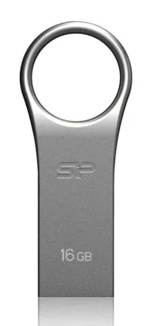 SILICON POWER USB Flash Drive Firma F80, 16GB, USB 2.0, ασημί