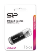 SILICON POWER USB Flash Drive Ultima II-I, 16GB, USB 2.0, μαύρο 2