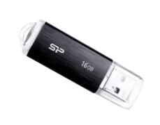 SILICON POWER USB Flash Drive Ultima U02, 16GB, USB 2.0, μαύρο 2