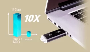 SILICON POWER USB Flash Drive Blaze B02, 16GB, USB 3.2, μαύρο 6 SILICON POWER USB Flash Drive Blaze B02, 16GB, USB 3.2, μαύρο 2