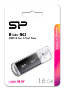 SILICON POWER USB Flash Drive Blaze B02, 16GB, USB 3.2, μαύρο 3