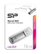 SILICON POWER USB Flash Drive Marvel M02, 16GB, USB 3.2, γκρι 2