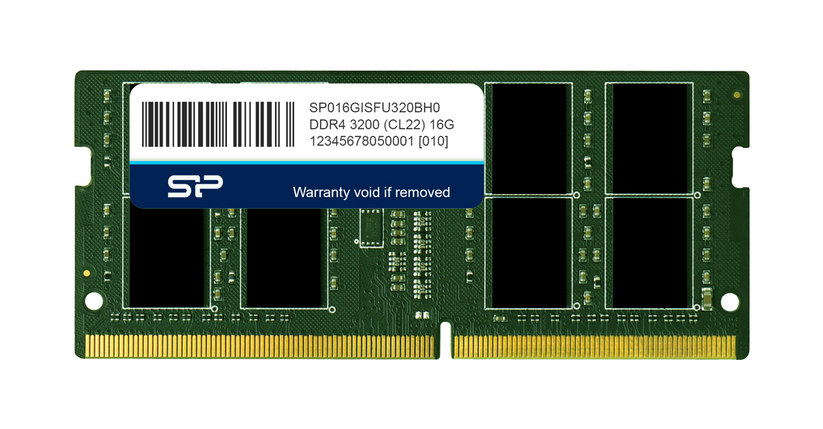SILICON POWER industrial μνήμη DDR4 SODIMM SP016GISFU320BH0, 16GB, 3200MHz, CL22, -20~95 °C 3 SILICON POWER industrial μνήμη DDR4 SODIMM SP016GISFU320BH0, 16GB, 3200MHz, CL22, -20~95 °C