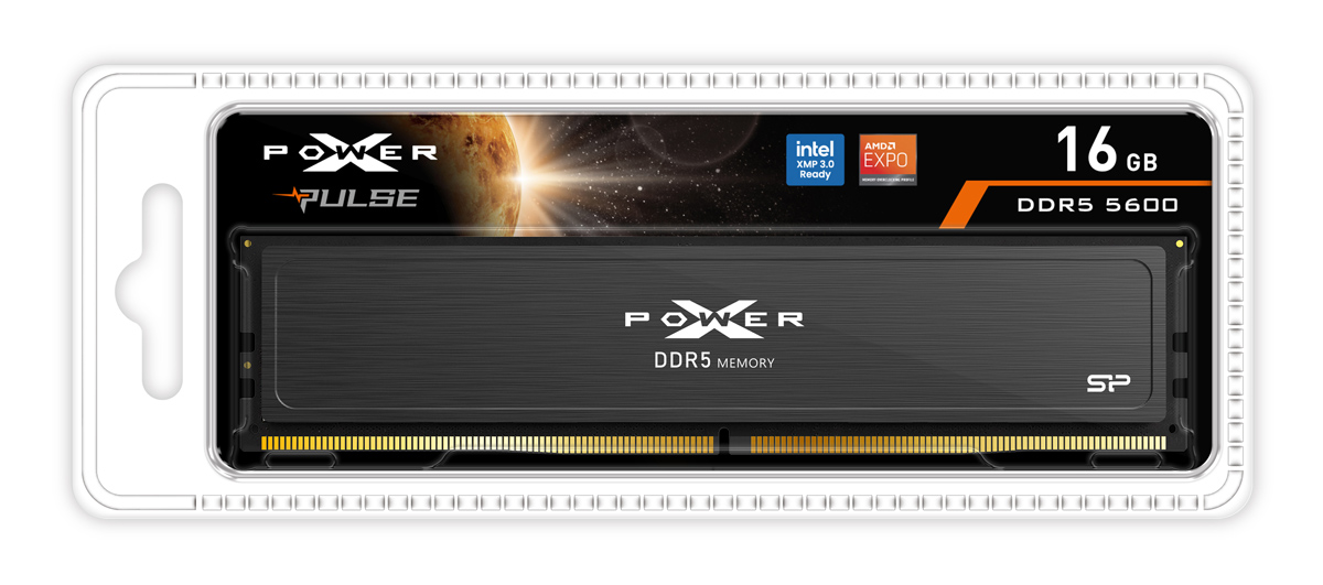SILICON POWER μνήμη DDR5 UDIMM XPOWER Pulse, 16GB, 5600MHz, CL40 4 SILICON POWER μνήμη DDR5 UDIMM XPOWER Pulse, 16GB, 5600MHz, CL40 - Image 2