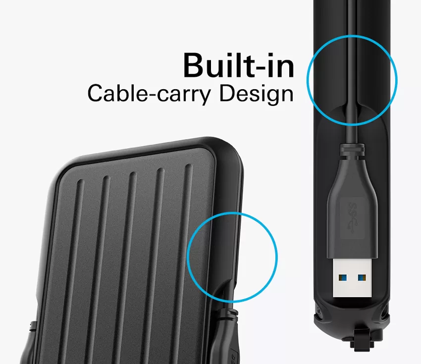SILICON POWER εξωτερικός HDD Armor A66, 2TB, USB 3.2, μπλε 5 SILICON POWER εξωτερικός HDD Armor A66, 2TB, USB 3.2, μπλε - Image 3