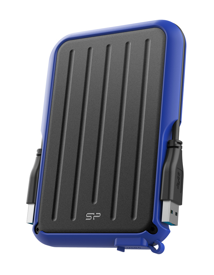 SILICON POWER εξωτερικός HDD Armor A66, 2TB, USB 3.2, μπλε 3 SILICON POWER εξωτερικός HDD Armor A66, 2TB, USB 3.2, μπλε