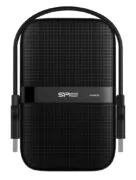 SILICON POWER εξωτερικός HDD Armor A60, 2TB, USB 3.2, μαύρος 1 SILICON POWER εξωτερικός HDD Armor A60, 2TB, USB 3.2, μαύρος
