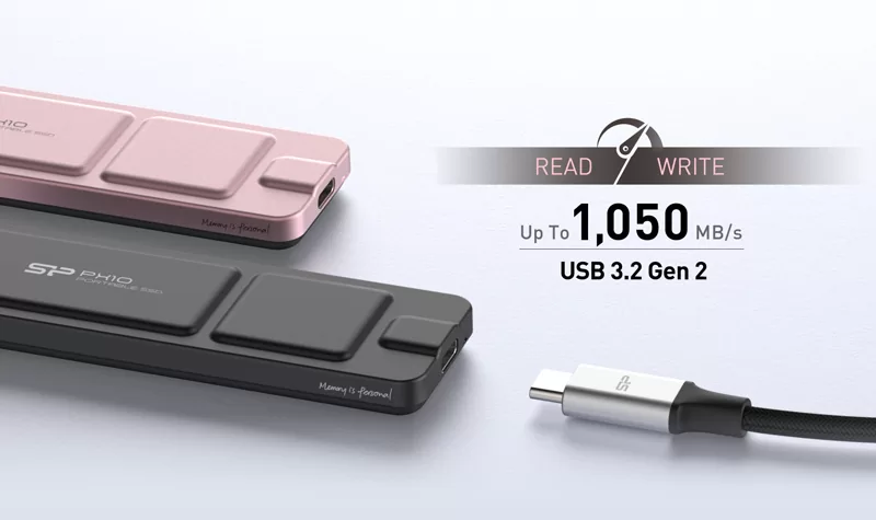 SILICON POWER εξωτερικός SSD PX10, 2TB, USB 3.2, 1050-1050MB/s, μαύρος 4 SILICON POWER εξωτερικός SSD PX10, 2TB, USB 3.2, 1050-1050MB/s, μαύρος - Image 2