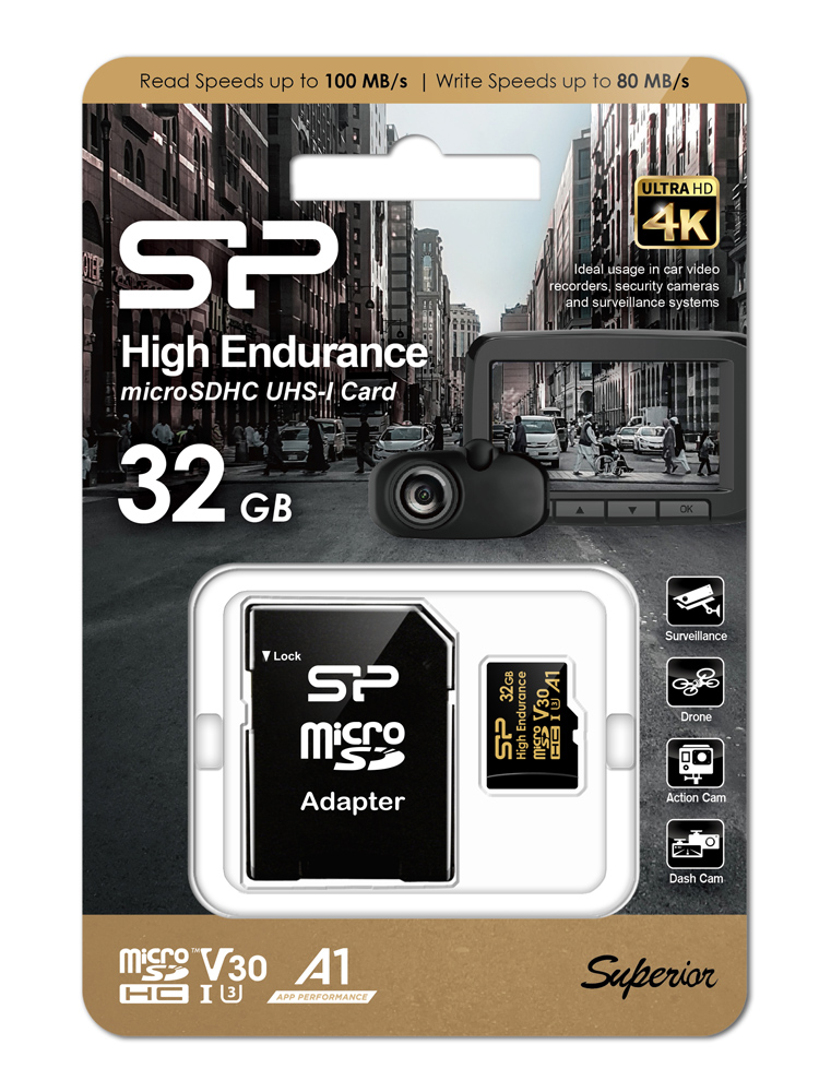 SILICON POWER κάρτα μνήμης microSDHC High Endurance, 32GB, Class 10 UHS-I U3 A1 V30 8 SILICON POWER κάρτα μνήμης microSDHC High Endurance, 32GB, Class 10 UHS-I U3 A1 V30 - Image 6