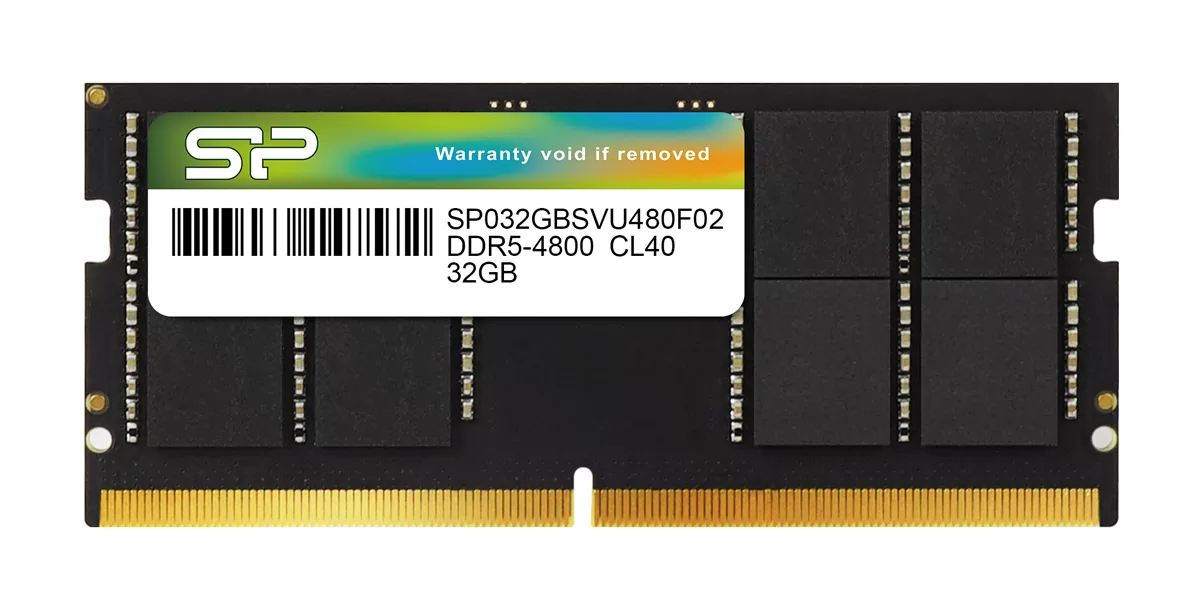 SILICON POWER μνήμη DDR5 SODIMM SP032GBSVU480F02, 32GB, 4800MHz, CL40 3 SILICON POWER μνήμη DDR5 SODIMM SP032GBSVU480F02, 32GB, 4800MHz, CL40