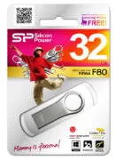 SILICON POWER USB Flash Drive Firma F80, 32GB, USB 2.0, ασημί 8 SILICON POWER USB Flash Drive Firma F80, 32GB, USB 2.0, ασημί 2
