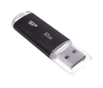 SILICON POWER USB Flash Drive Ultima U02, 32GB, USB 2.0, μαύρο 3