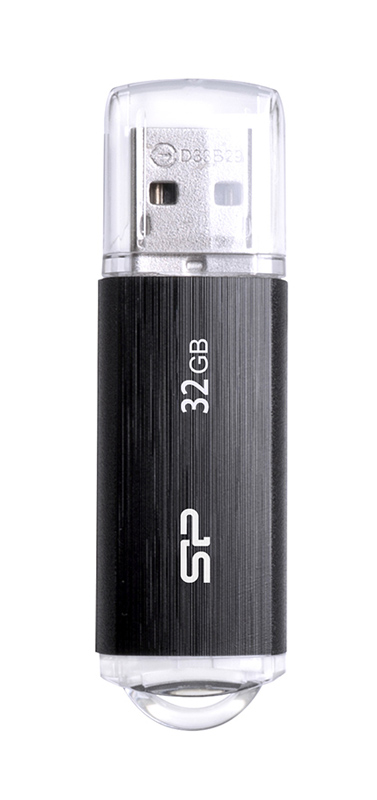 SILICON POWER USB Flash Drive Ultima U02, 32GB, USB 2.0, μαύρο 3 SILICON POWER USB Flash Drive Ultima U02, 32GB, USB 2.0, μαύρο