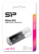 SILICON POWER USB Flash Drive Blaze B02, 32GB, USB 3.2, μαύρο 7 SILICON POWER USB Flash Drive Blaze B02, 32GB, USB 3.2, μαύρο 3