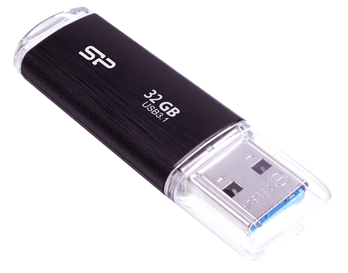 SILICON POWER USB Flash Drive Blaze B02, 32GB, USB 3.2, μαύρο 3 SILICON POWER USB Flash Drive Blaze B02, 32GB, USB 3.2, μαύρο