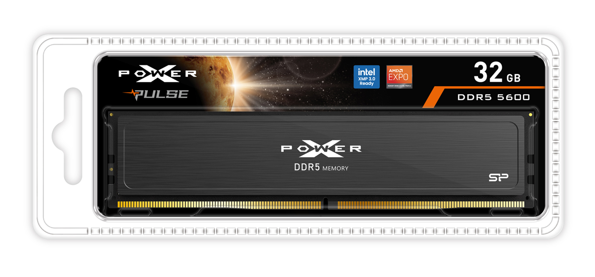 SILICON POWER μνήμη DDR5 UDIMM XPOWER Pulse, 32GB, 5600MHz, CL40 4 SILICON POWER μνήμη DDR5 UDIMM XPOWER Pulse, 32GB, 5600MHz, CL40 - Image 2