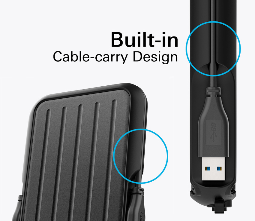 SILICON POWER εξωτερικός HDD Armor A66, 4TB, USB 3.2, μπλε 5 SILICON POWER εξωτερικός HDD Armor A66, 4TB, USB 3.2, μπλε - Image 3