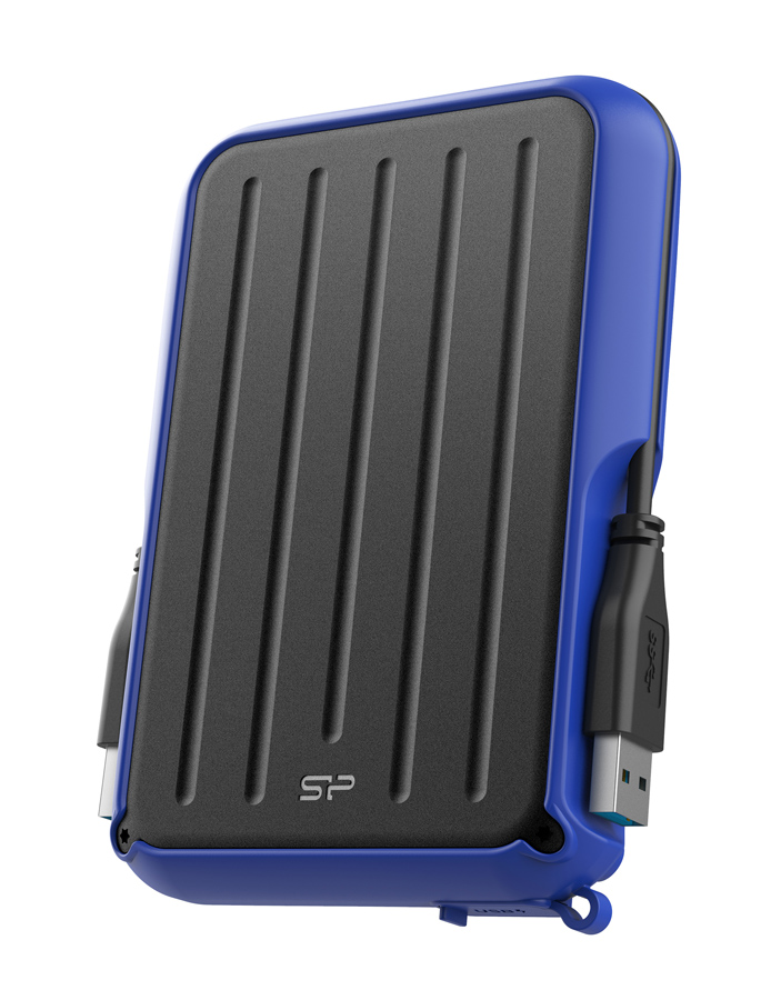 SILICON POWER εξωτερικός HDD Armor A66, 4TB, USB 3.2, μπλε 3 SILICON POWER εξωτερικός HDD Armor A66, 4TB, USB 3.2, μπλε