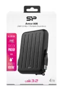 SILICON POWER εξωτερικός HDD Armor A66, 4TB, USB 3.2, μαύρος 4