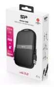 SILICON POWER εξωτερικός HDD Armor A60, 4TB, USB 3.2, μαύρος 3