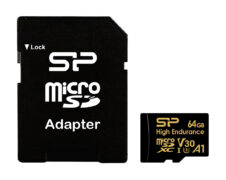 SILICON POWER κάρτα μνήμης microSDHC High Endurance, 64GB, Class 10 UHS-I U3 A1 V30 2 SILICON POWER κάρτα μνήμης microSDHC High Endurance, 64GB, Class 10 UHS-I U3 A1 V30 1