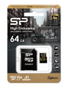 SILICON POWER κάρτα μνήμης microSDHC High Endurance, 64GB, Class 10 UHS-I U3 A1 V30 13 SILICON POWER κάρτα μνήμης microSDHC High Endurance, 64GB, Class 10 UHS-I U3 A1 V30 6