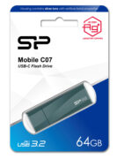 SILICON POWER USB-C Flash Drive Mobile C07, 64GB, USB 3.2, μπλε 4