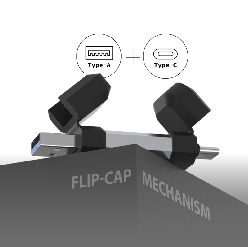 SILICON POWER USB Flash Drive C51, USB/USB-C, 64GB, 120MBps, ασημί 5 SILICON POWER USB Flash Drive C51, USB/USB-C, 64GB, 120MBps, ασημί - Image 3