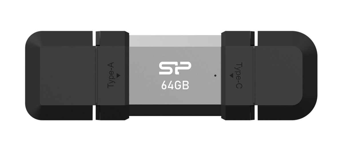 SILICON POWER USB Flash Drive C51, USB/USB-C, 64GB, 120MBps, ασημί 6 SILICON POWER USB Flash Drive C51, USB/USB-C, 64GB, 120MBps, ασημί - Image 4