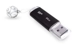 SILICON POWER USB Flash Drive Ultima U02, 64GB, USB 2.0, μαύρο 6 SILICON POWER USB Flash Drive Ultima U02, 64GB, USB 2.0, μαύρο 2