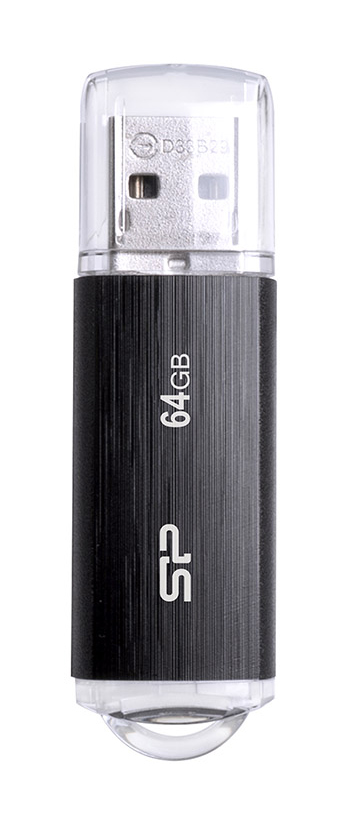 SILICON POWER USB Flash Drive Ultima U02, 64GB, USB 2.0, μαύρο 3 SILICON POWER USB Flash Drive Ultima U02, 64GB, USB 2.0, μαύρο