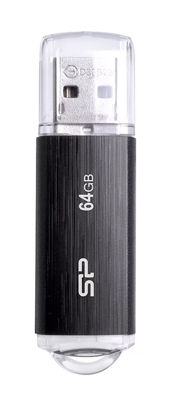 SILICON POWER USB Flash Drive Ultima U02, 64GB, USB 2.0, μαύρο 3 SILICON POWER USB Flash Drive Ultima U02, 64GB, USB 2.0, μαύρο
