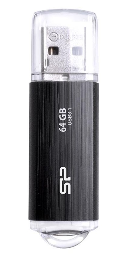 SILICON POWER USB Flash Drive Blaze B02, 64GB, USB 3.2, μαύρο 3 SILICON POWER USB Flash Drive Blaze B02, 64GB, USB 3.2, μαύρο