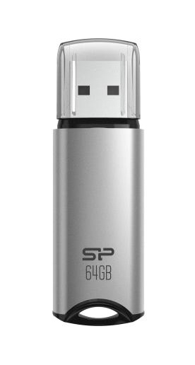SILICON POWER USB Flash Drive Marvel M02, 64GB, USB 3.2, γκρι 3 SILICON POWER USB Flash Drive Marvel M02, 64GB, USB 3.2, γκρι