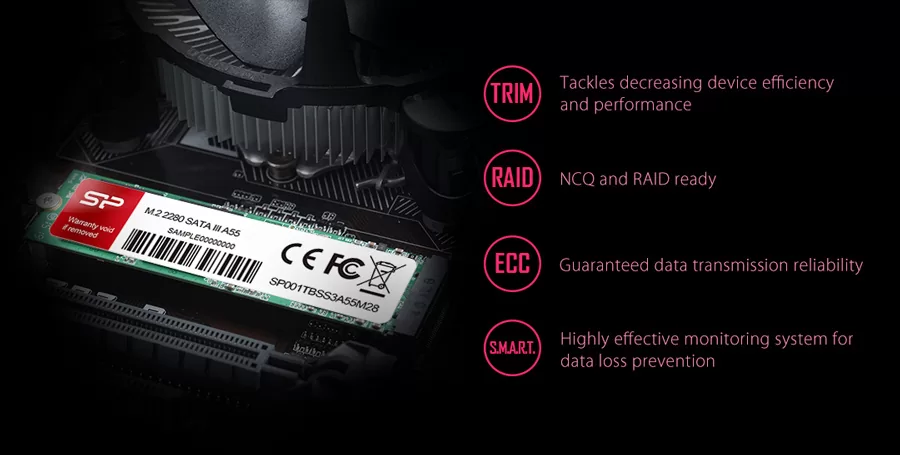 SILICON POWER SSD A55, 128GB, M.2 2280, SATA III, 560-530MB/s 5 SILICON POWER SSD A55, 128GB, M.2 2280, SATA III, 560-530MB/s - Image 3