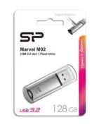 SILICON POWER USB Flash Drive Marvel M02, 128GB, USB 3.2, γκρι 2