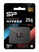 SILICON POWER κάρτα μνήμης microSDXC Express Hypera, 256GB, PCIe Gen 3x1, C10 UHS-I U3 A1 V30 5