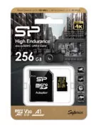SILICON POWER κάρτα μνήμης microSDHC High Endurance, 256GB, Class 10 UHS-I U3 A1 V30 6