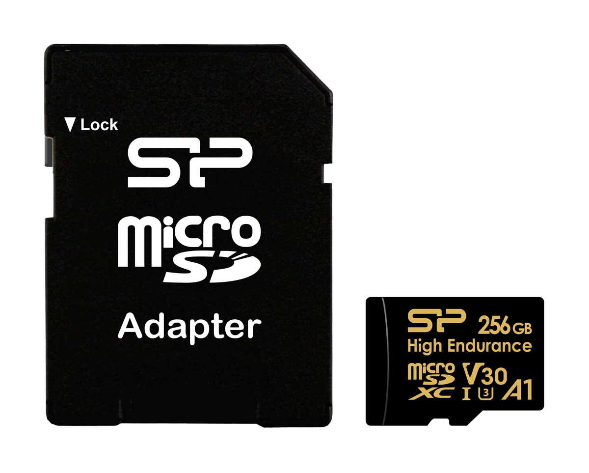 SILICON POWER κάρτα μνήμης microSDHC High Endurance, 256GB, Class 10 UHS-I U3 A1 V30 3 SILICON POWER κάρτα μνήμης microSDHC High Endurance, 256GB, Class 10 UHS-I U3 A1 V30