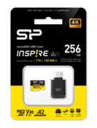 SILICON POWER κάρτα μνήμης microSDXC Inspire με card reader, 256GB, UHS-I U3 A1 V30 5 SILICON POWER κάρτα μνήμης microSDXC Inspire με card reader, 256GB, UHS-I U3 A1 V30 2