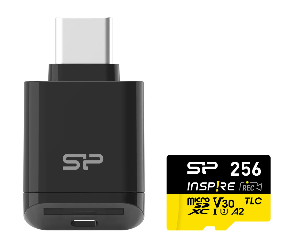 SILICON POWER κάρτα μνήμης microSDXC Inspire με card reader, 256GB, UHS-I U3 A1 V30 3 SILICON POWER κάρτα μνήμης microSDXC Inspire με card reader, 256GB, UHS-I U3 A1 V30