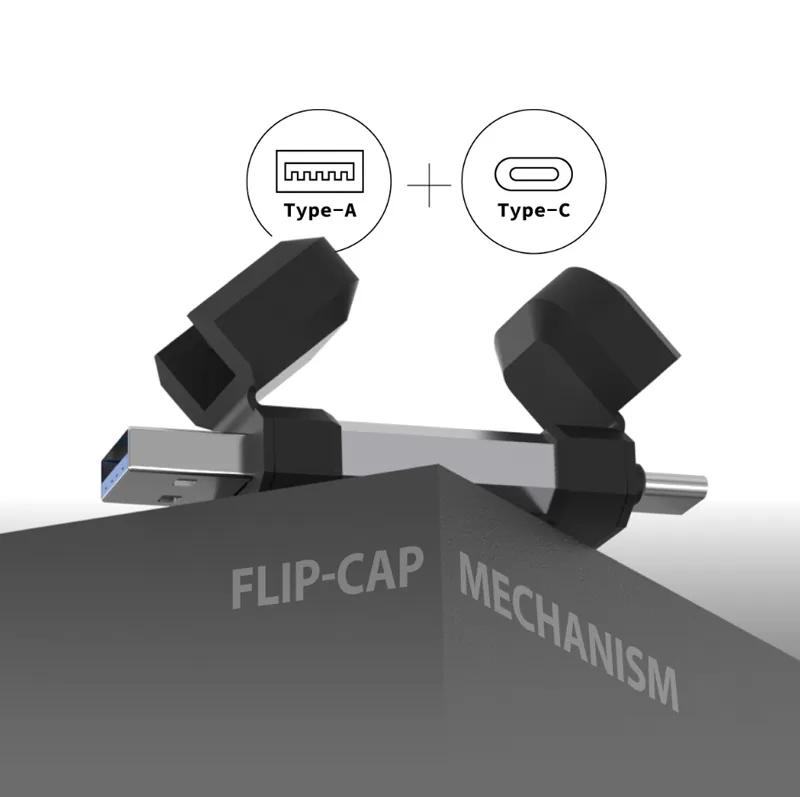 SILICON POWER USB Flash Drive C51, USB/USB-C, 256GB, 200MBps, ασημί 5 SILICON POWER USB Flash Drive C51, USB/USB-C, 256GB, 200MBps, ασημί - Image 3