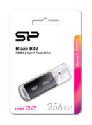 SILICON POWER USB Flash Drive Blaze B02, 256GB, USB 3.2, μαύρο 4